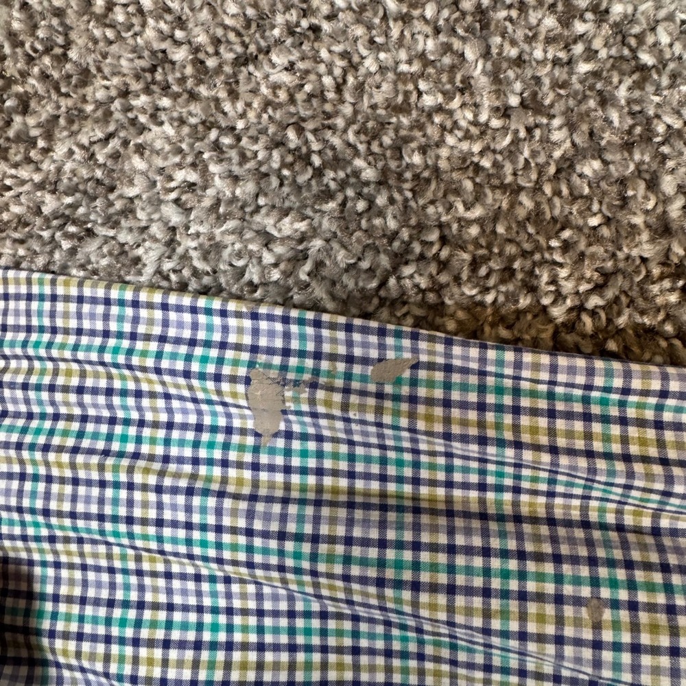 Gitman Brothers Men's Plaid Button Down Shirt Long Sleeve Size 16 35 - Picture 7 of 9